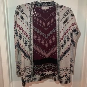 Tribal print sweater